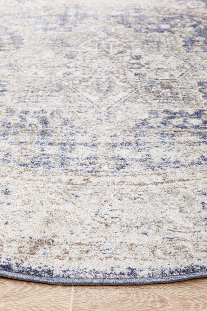 RUG CULTURE Rugs Mayfair Hugo Ocean Round Rug