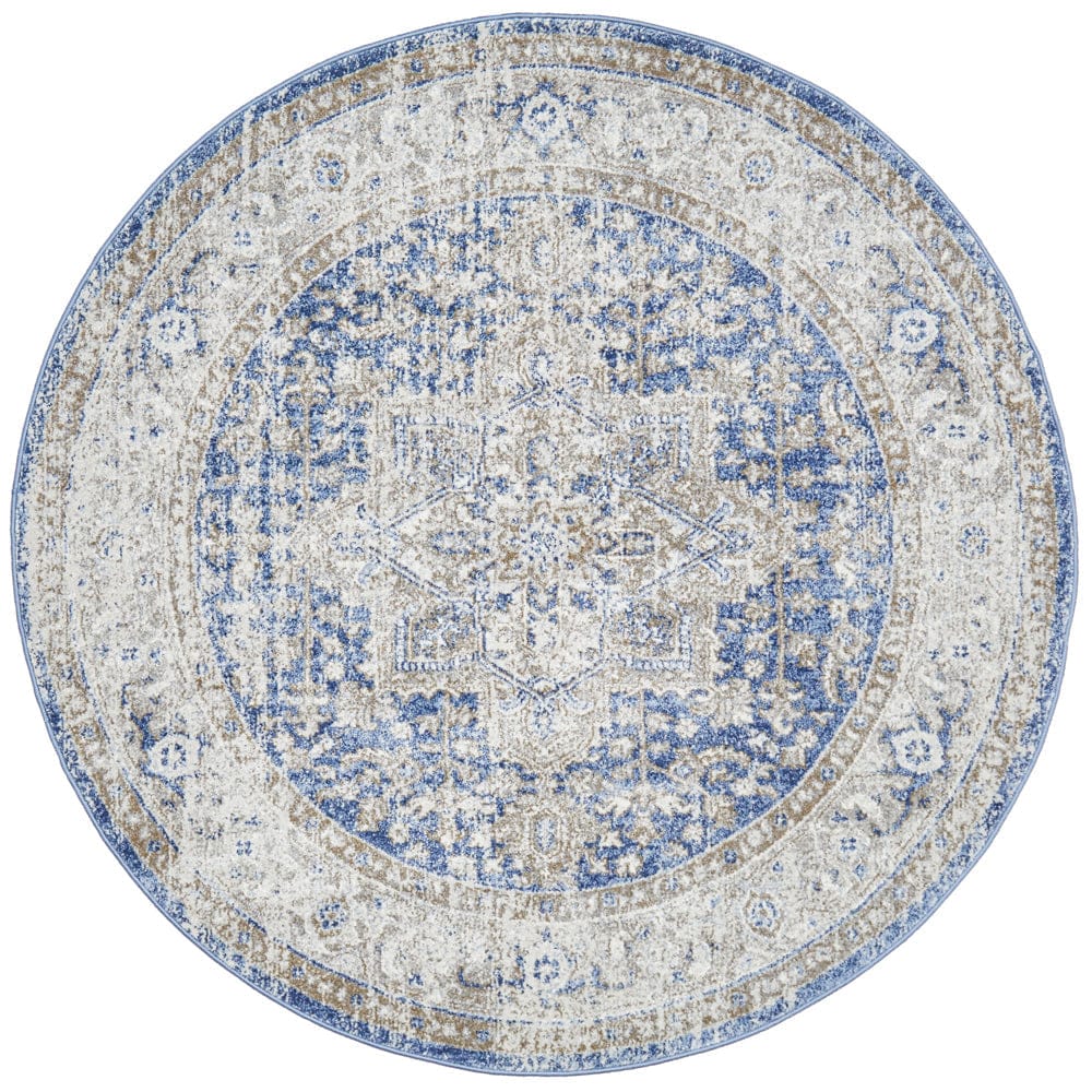 RUG CULTURE Rugs Mayfair Hugo Ocean Round Rug