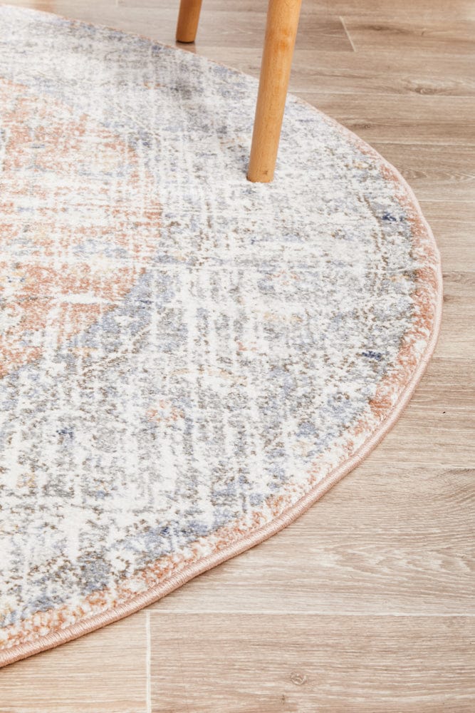 RUG CULTURE Rugs Mayfair Lorissa Peach Round Rug