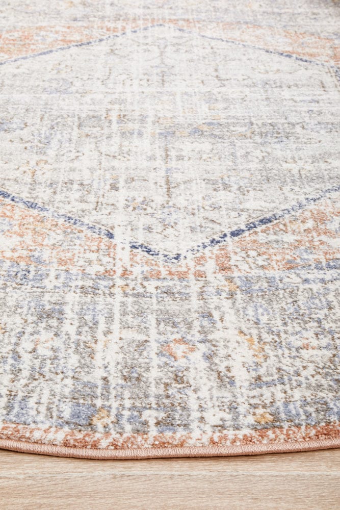 RUG CULTURE Rugs Mayfair Lorissa Peach Round Rug