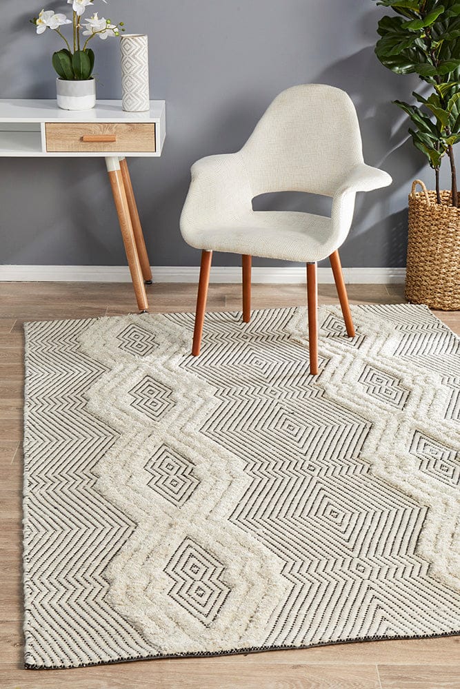 Rug Culture Rugs Miller Rhythm Chime Bone Rug