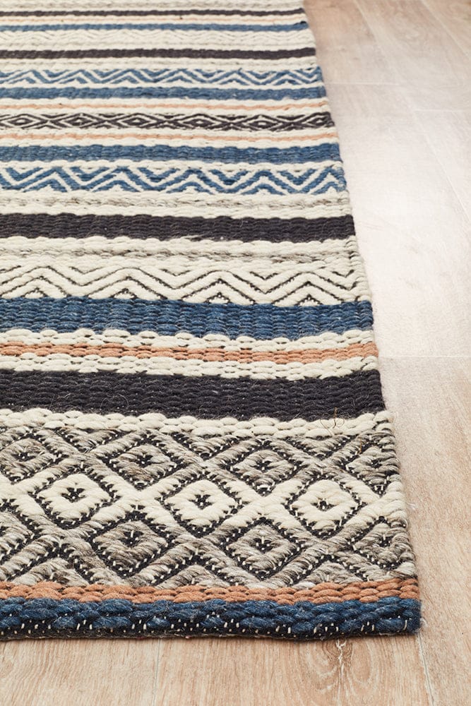 Rug Culture Rugs Miller Rhythm Swing Denim Rug