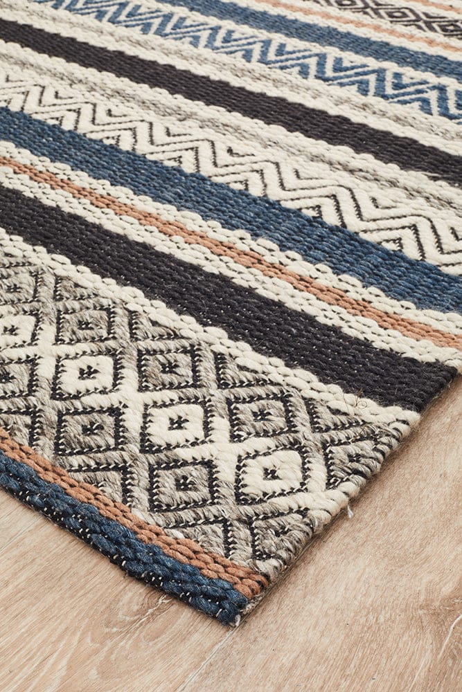 Rug Culture Rugs Miller Rhythm Swing Denim Rug