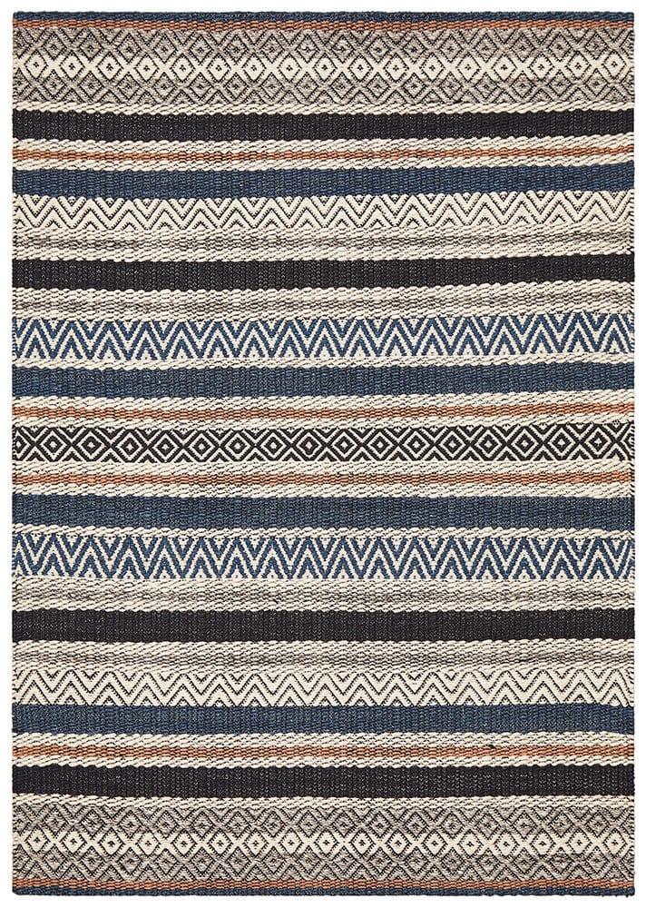 Rug Culture Rugs Miller Rhythm Swing Denim Rug