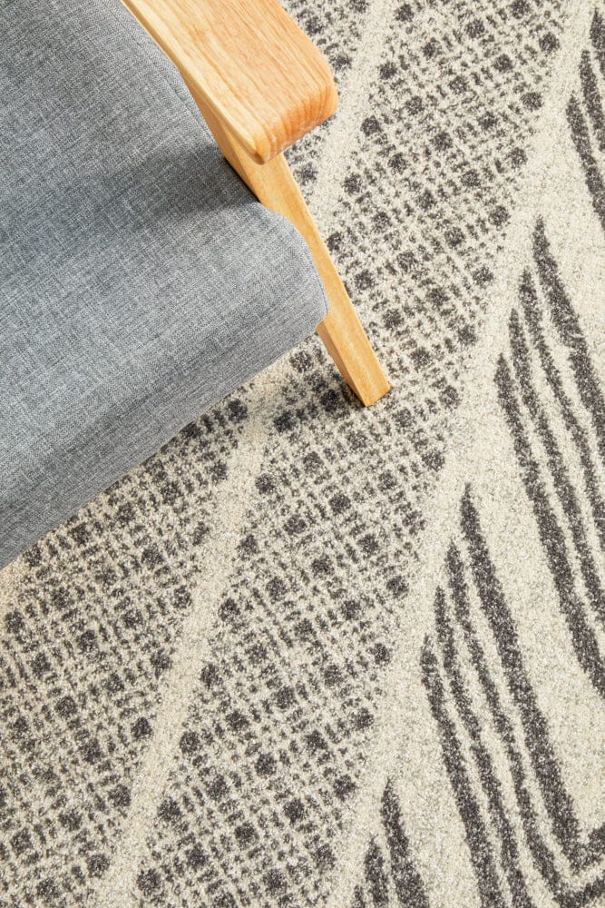 Rug Culture Rugs Mirage Adani  Modern Tribal Design Grey Rug