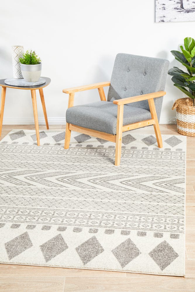 Rug Culture Rugs Mirage Adani  Modern Tribal Design Grey Rug