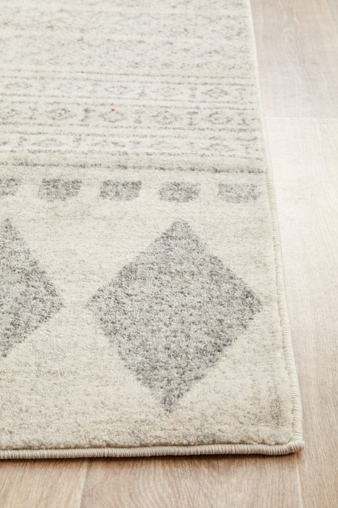 Rug Culture Rugs Mirage Adani  Modern Tribal Design Grey Runner Rug