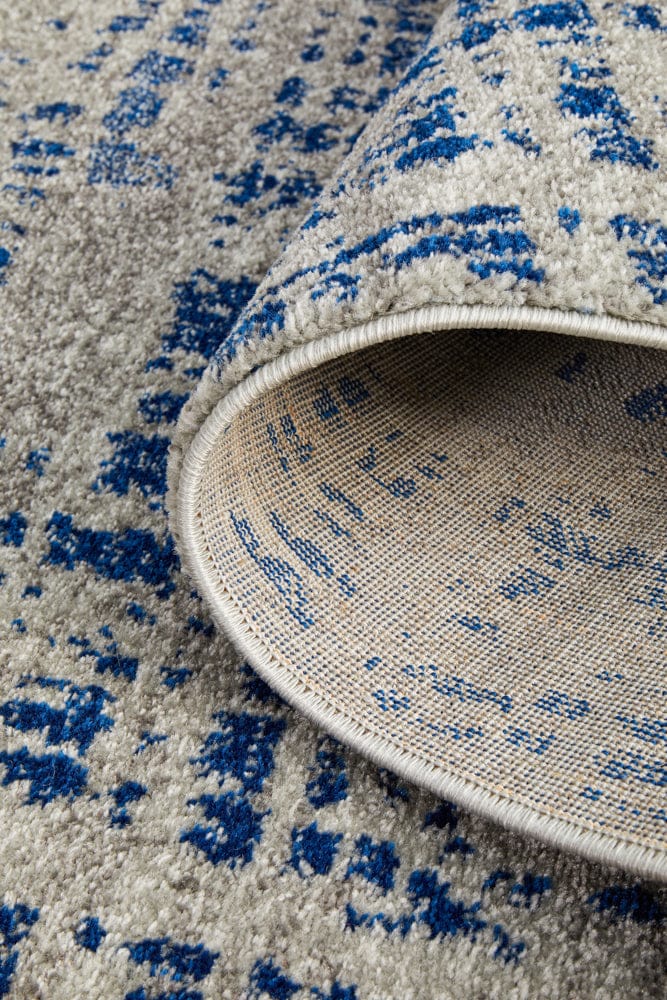 Rug Culture Rugs Mirage Ashley Abstract Modern Blue Grey Runner Rug