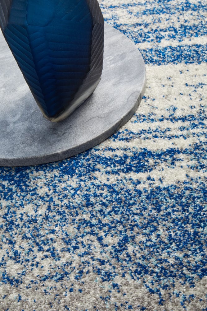 Rug Culture Rugs Mirage Casandra Dunescape Modern Blue Grey Round Rug