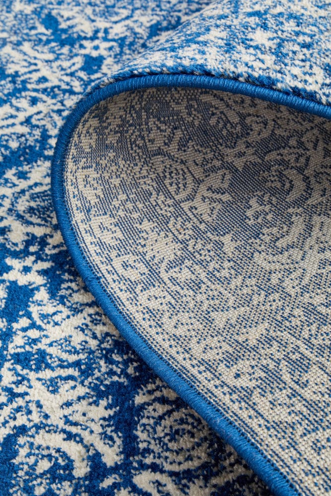 Rug Culture Rugs Mirage Gwyneth Stunning Transitional Navy Runner Rug
