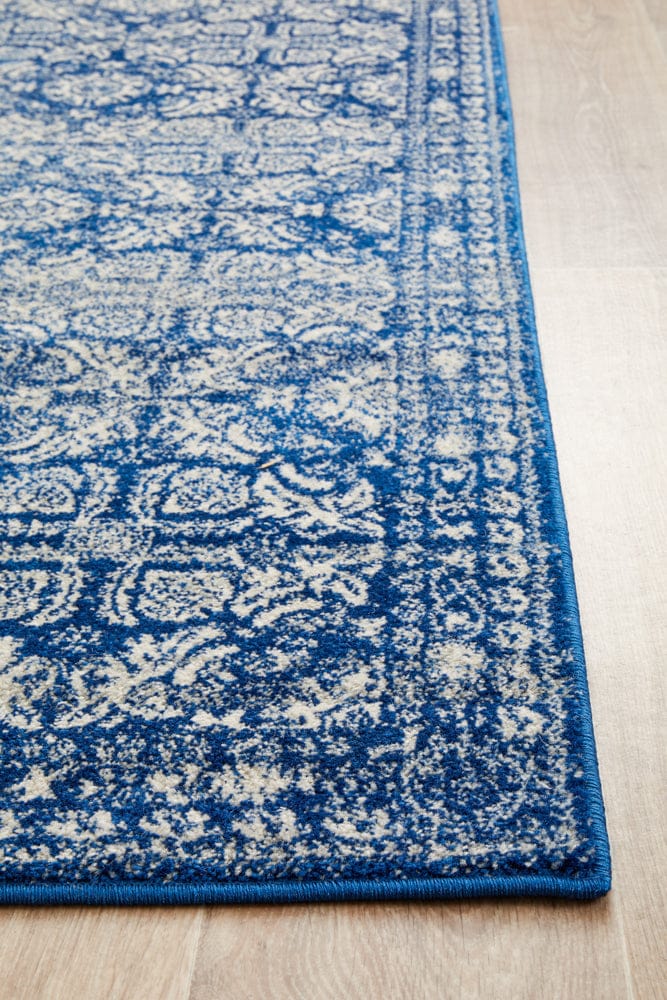 Rug Culture Rugs Mirage Gwyneth Stunning Transitional Navy Runner Rug