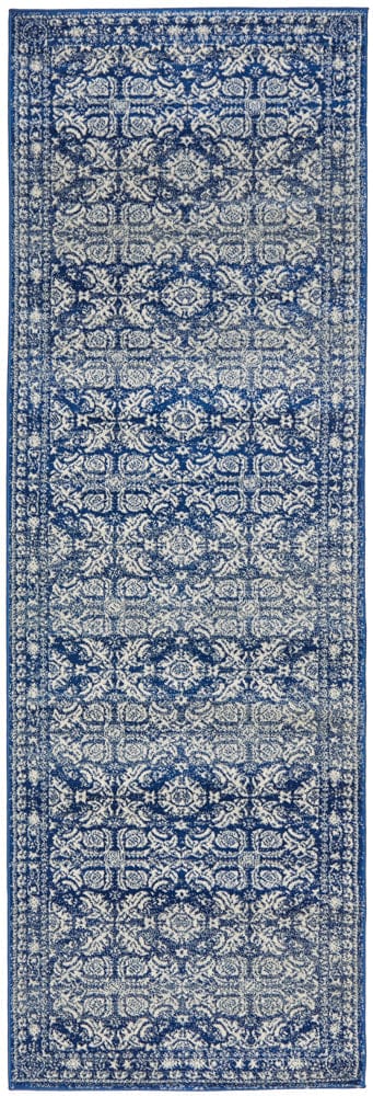 Rug Culture Rugs Mirage Gwyneth Stunning Transitional Navy Runner Rug