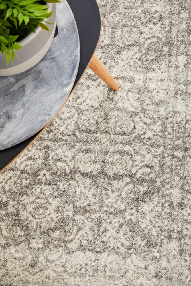 Rug Culture Rugs Mirage Gwyneth Stunning Transitional Silver Runner Rug