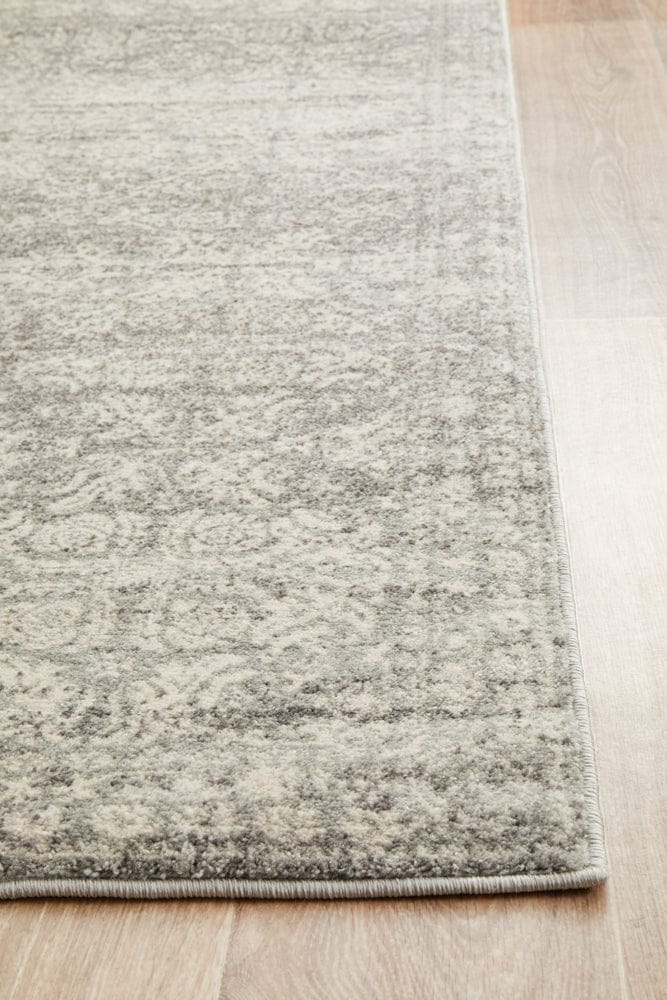 Rug Culture Rugs Mirage Gwyneth Stunning Transitional Silver Runner Rug
