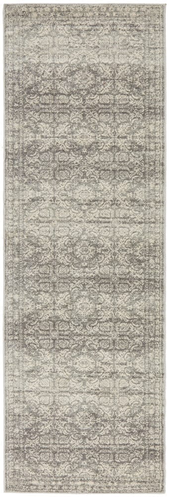 Rug Culture Rugs Mirage Gwyneth Stunning Transitional Silver Runner Rug