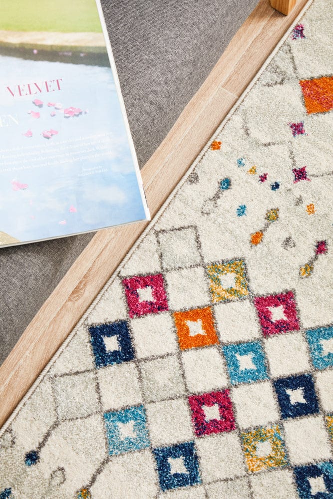 Rug Culture Rugs Mirage Peggy Tribal Morrocan Style Multi Runner Rug