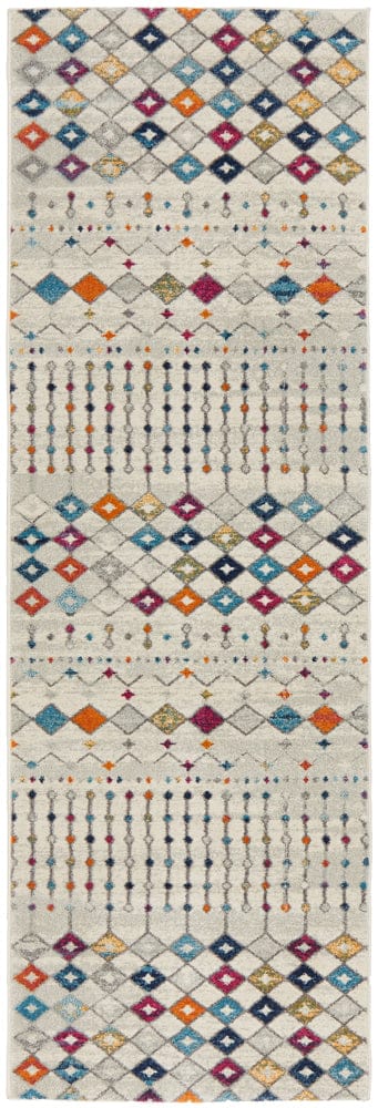 Rug Culture Rugs Mirage Peggy Tribal Morrocan Style Multi Runner Rug