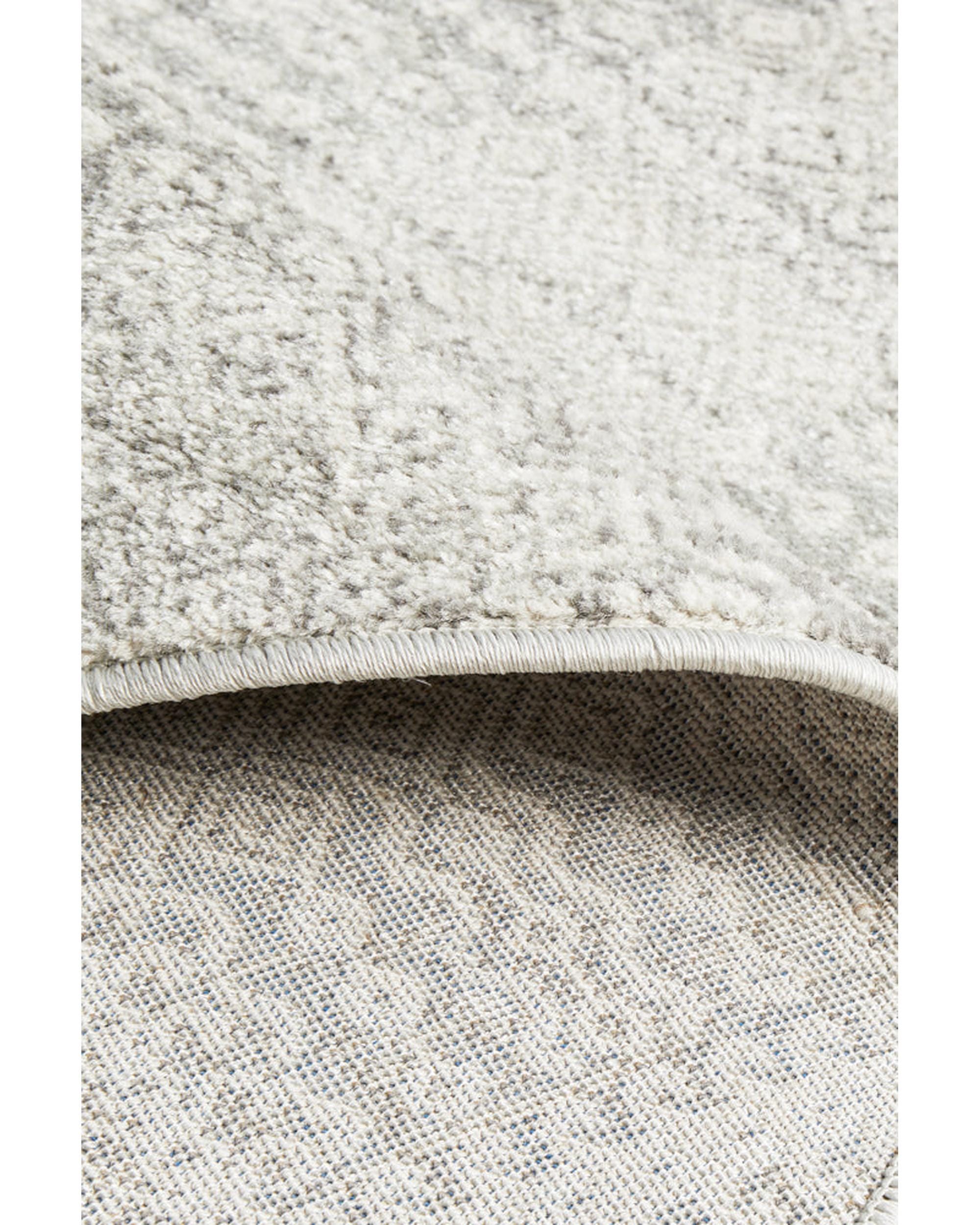 Rug Culture Rugs Mirage Zelda Silver Grey Round Rug