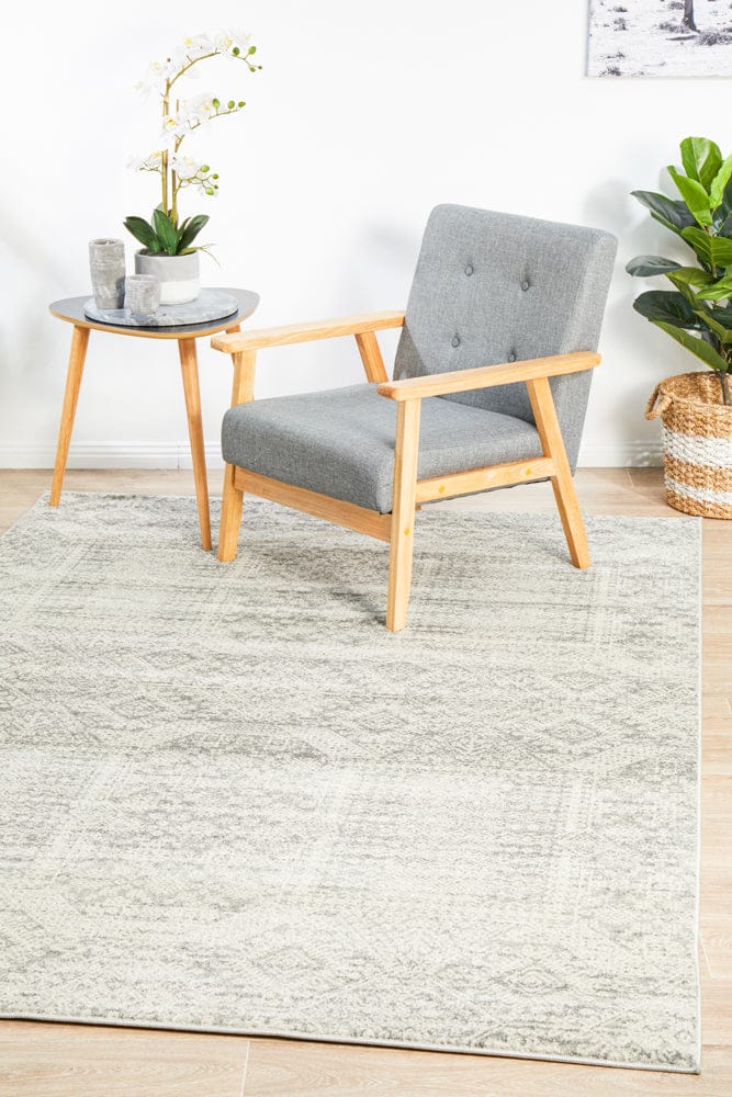 Rug Culture Rugs Mirage Zelda Silver Grey Rug
