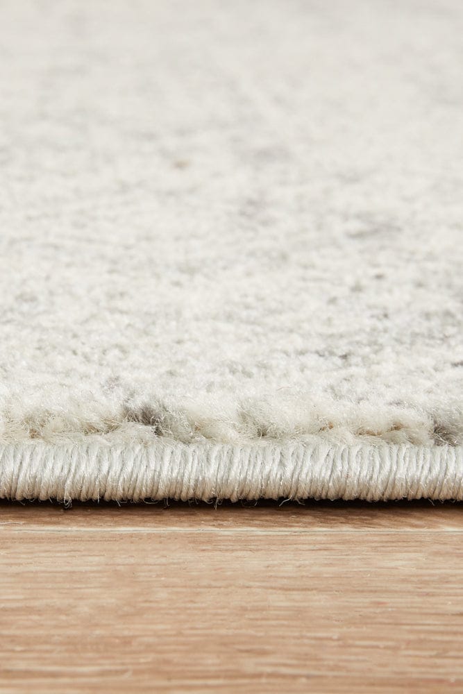 Rug Culture Rugs Mirage Zelda Silver Grey Runner Rug