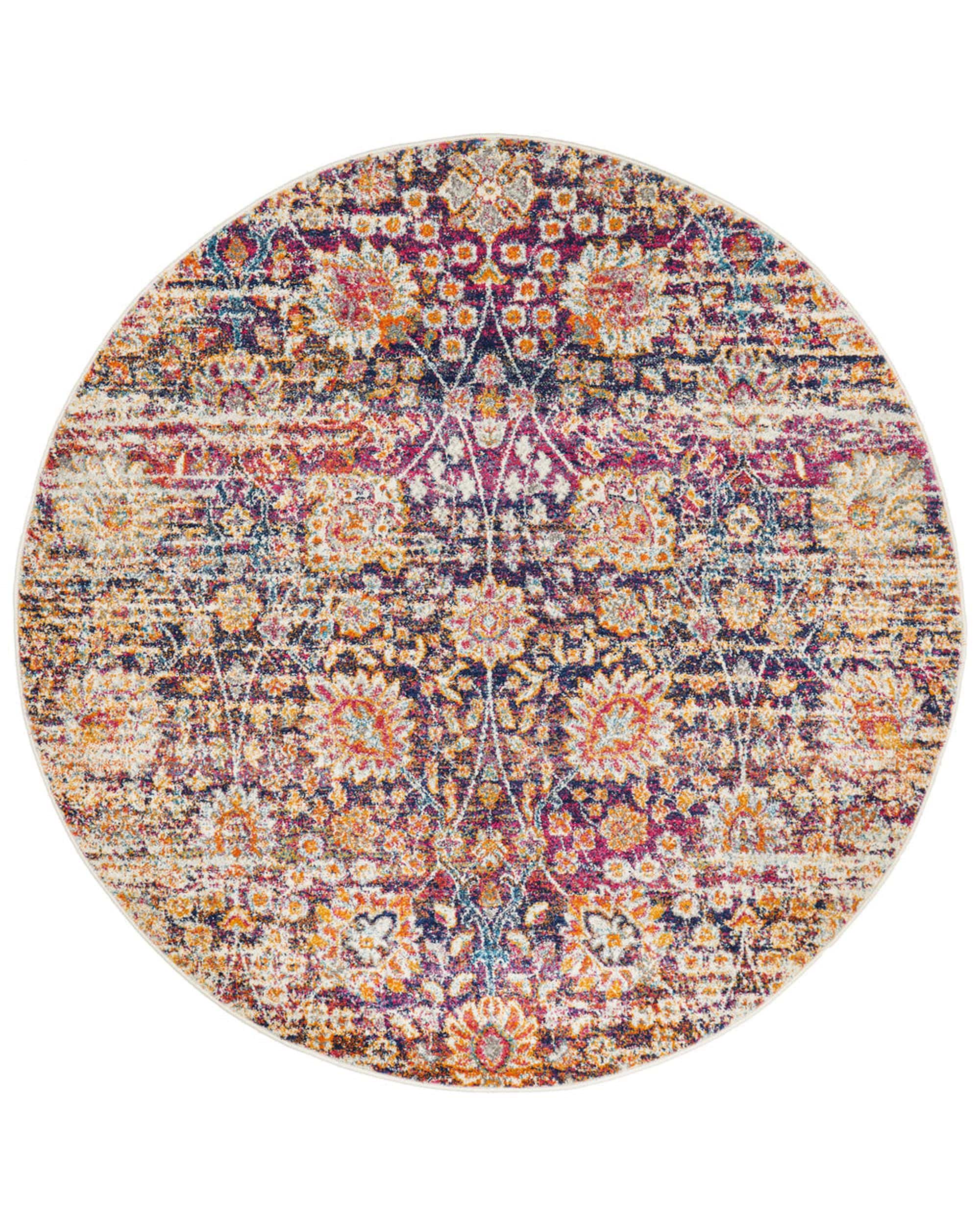 Rug Culture Rugs Mirage Zolan Transitional Multi Round Rug