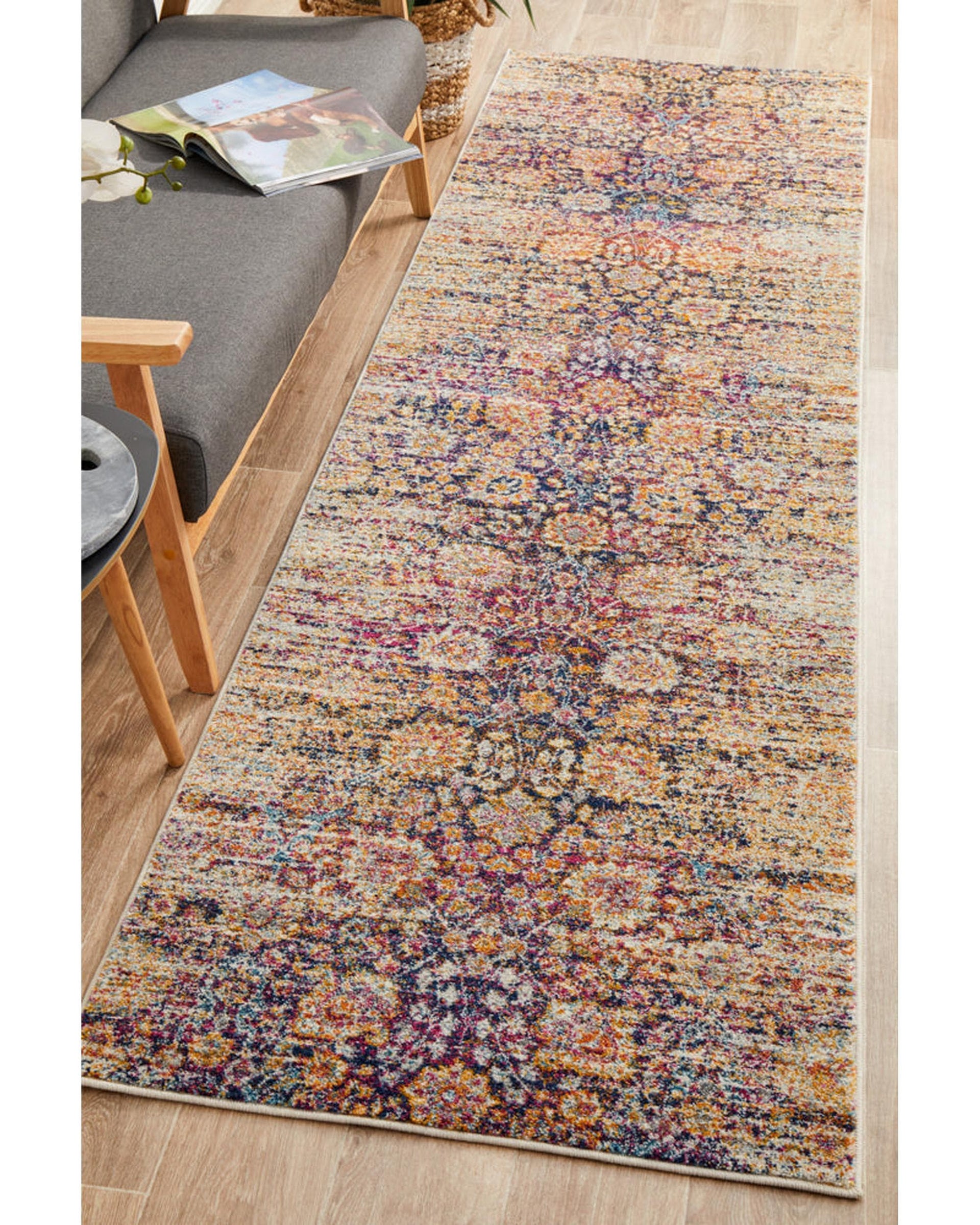 Rug Culture Rugs Mirage Zolan Transitional Multi Runner Rug