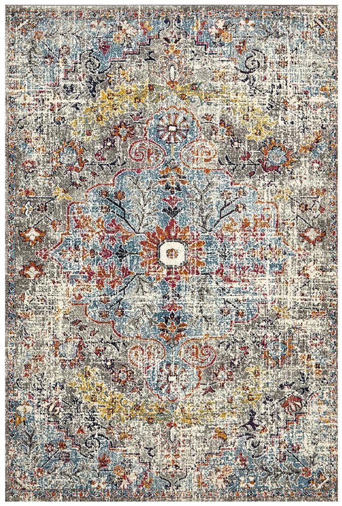 Rug Culture Rugs Museum Huxley Multi Coloured Rug