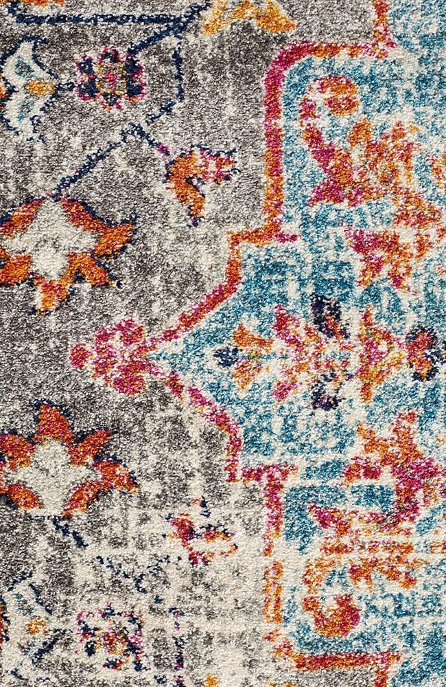 Rug Culture Rugs Museum Huxley Multi Coloured Runner