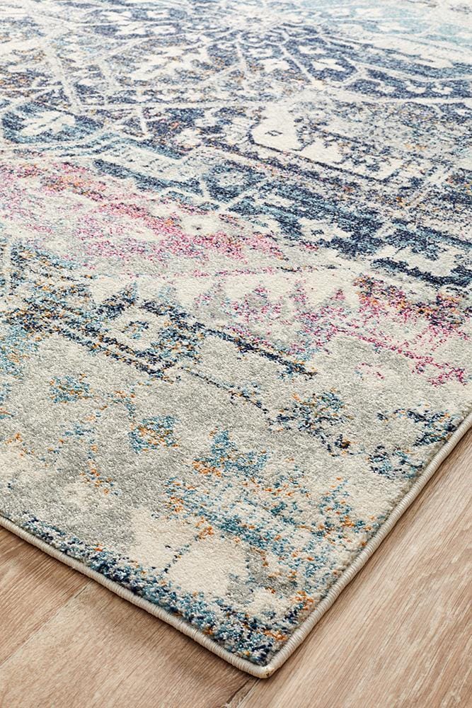 Rug Culture Rugs Museum Layton Blue Runner