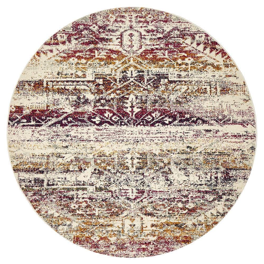 Rug Culture Rugs Museum Lili Fuschia Round Rug