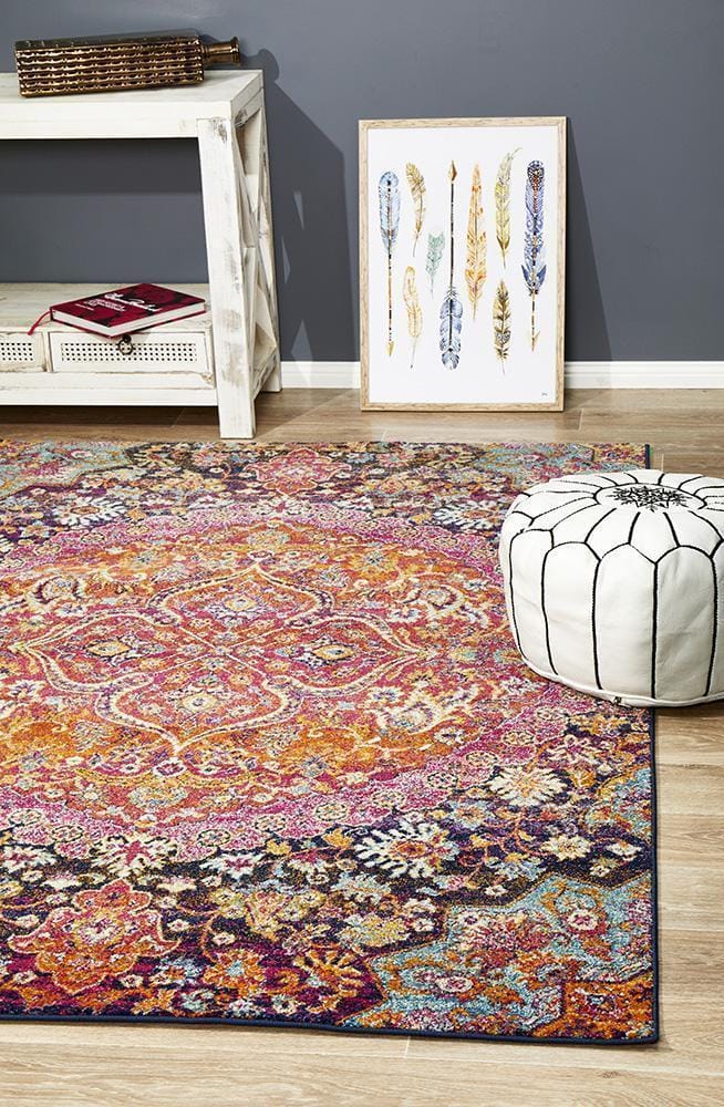 Rug Culture Rugs Museum Preston Multi Coloured Rug