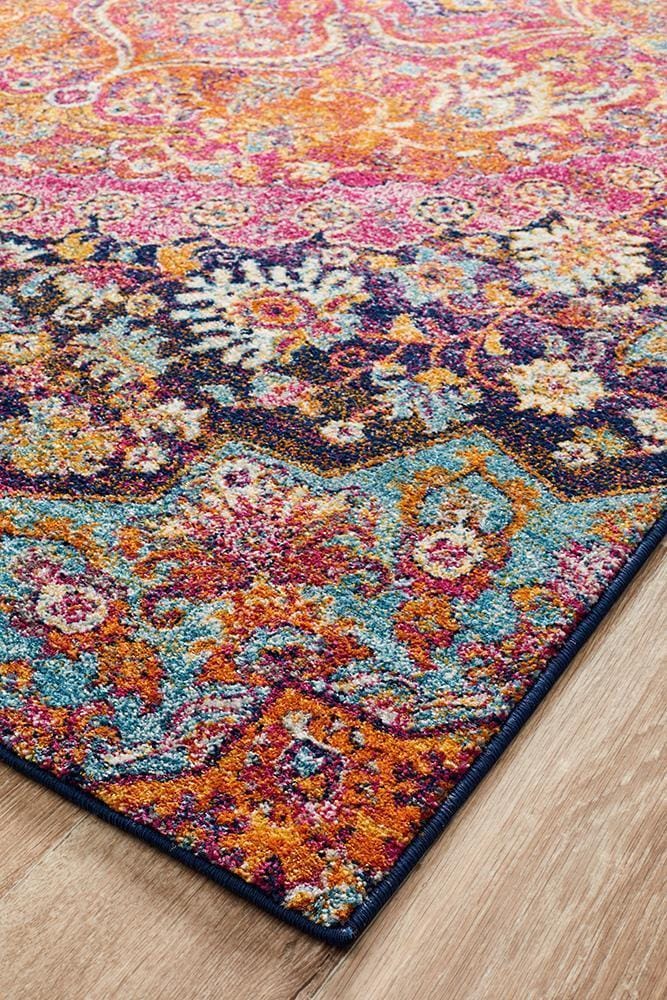 Rug Culture Rugs Museum Preston Multi Coloured Runner