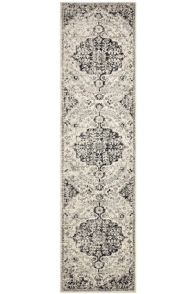 Rug Culture Rugs Museum Transitional Charcoal Runner Rug