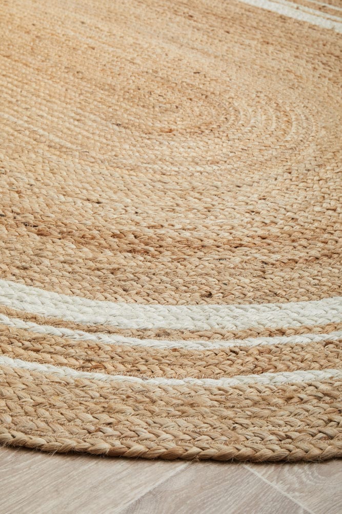 RUG CULTURE Rugs Noosa 111 Natural Oval Rug
