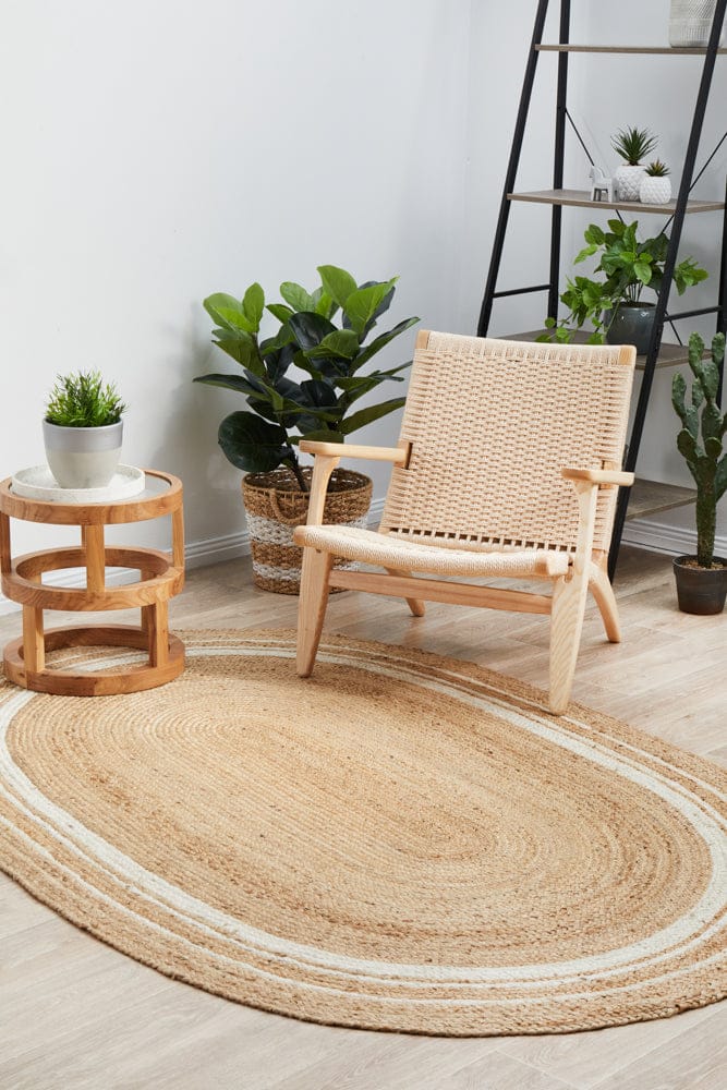 RUG CULTURE Rugs Noosa 111 Natural Oval Rug
