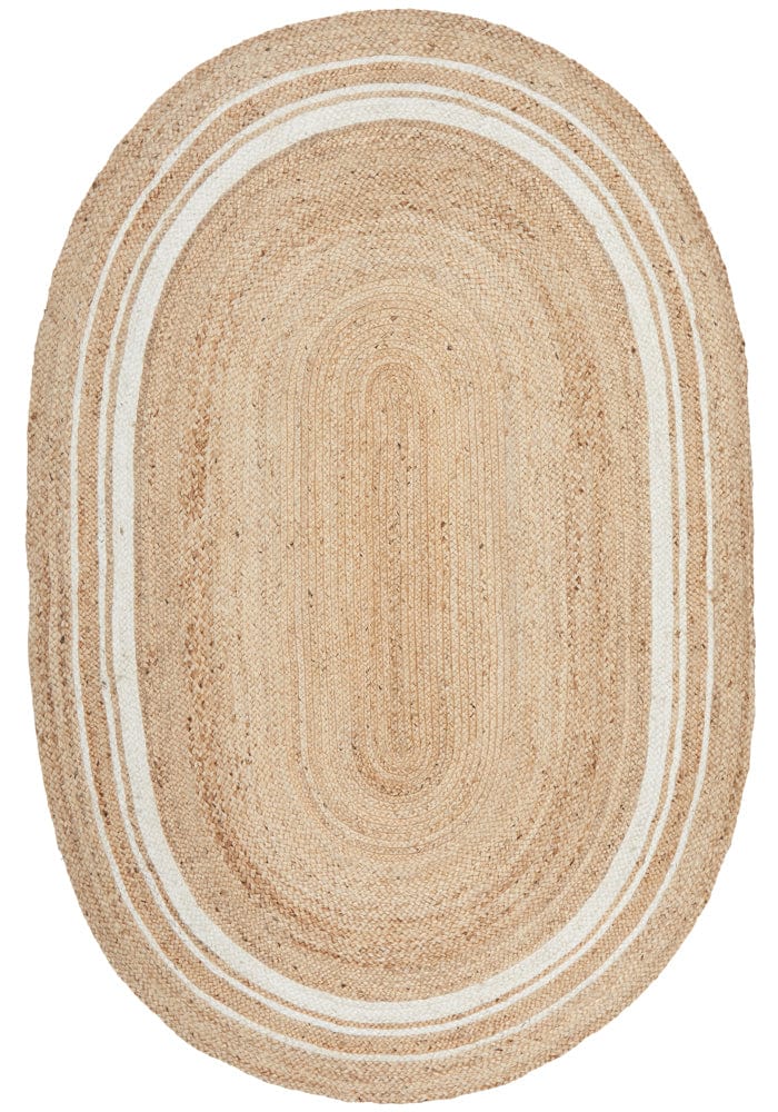 RUG CULTURE Rugs Noosa 111 Natural Oval Rug