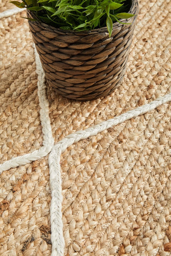 RUG CULTURE Rugs Noosa 222 Natural Runner Rug