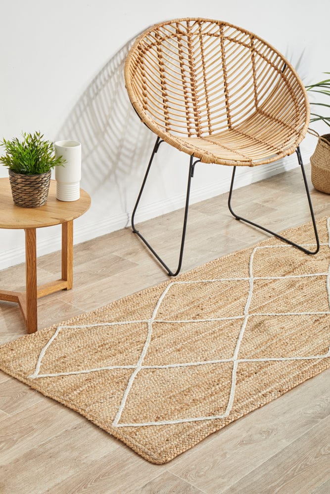 RUG CULTURE Rugs Noosa 222 Natural Runner Rug