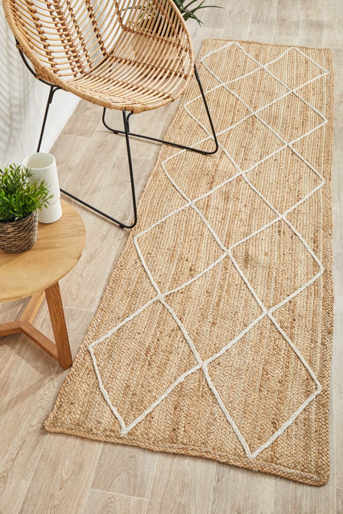 RUG CULTURE Rugs Noosa 222 Natural Runner Rug