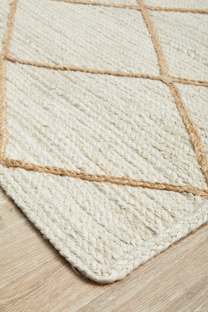RUG CULTURE Rugs Noosa 222 White Rug