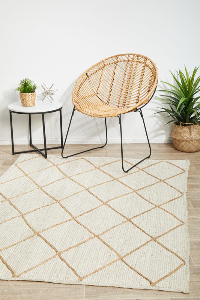 RUG CULTURE Rugs Noosa 222 White Rug