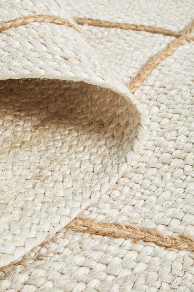 RUG CULTURE Rugs Noosa 222 White Runner Rug
