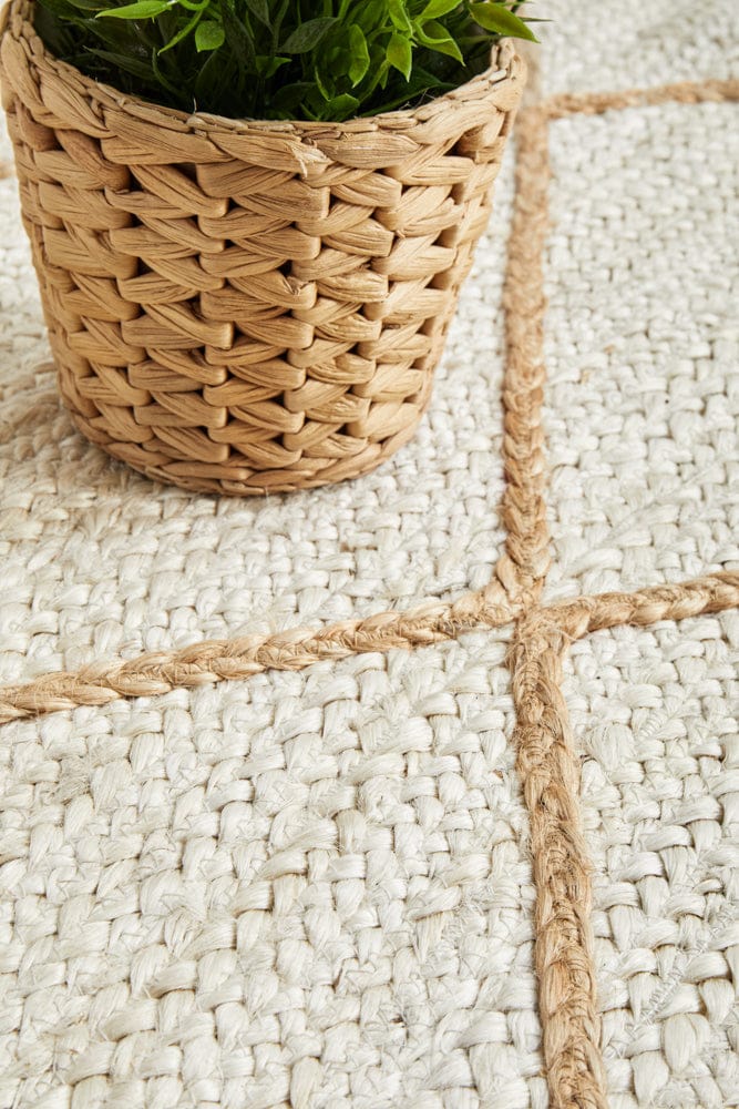 RUG CULTURE Rugs Noosa 222 White Runner Rug