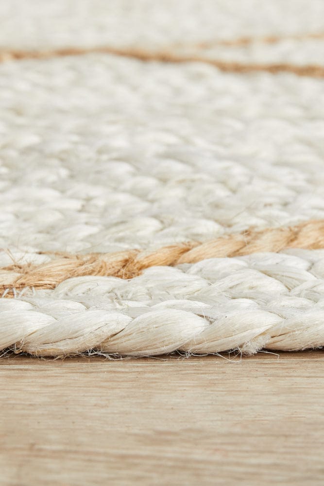 RUG CULTURE Rugs Noosa 222 White Runner Rug
