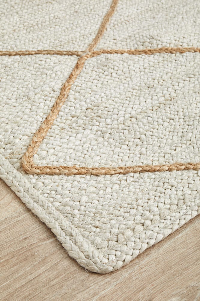 RUG CULTURE Rugs Noosa 222 White Runner Rug