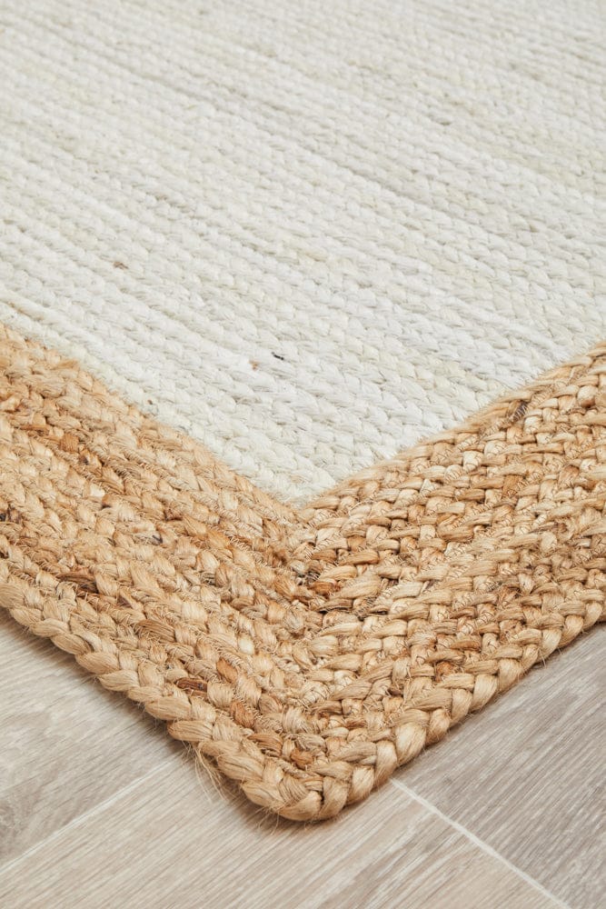 RUG CULTURE Rugs Noosa 333 White Natural Rug