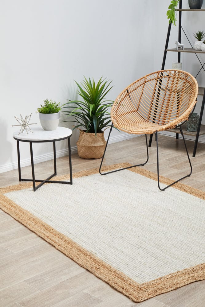 RUG CULTURE Rugs Noosa 333 White Natural Rug