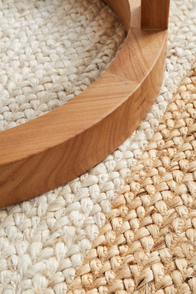 RUG CULTURE Rugs Noosa 333 White Natural Runner Rug