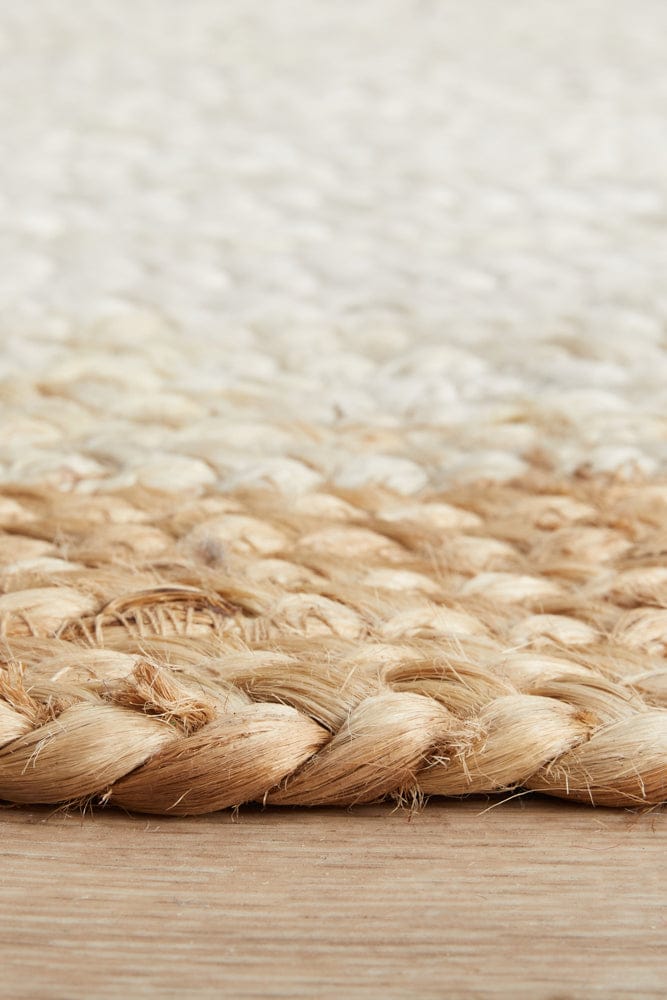 RUG CULTURE Rugs Noosa 333 White Natural Runner Rug
