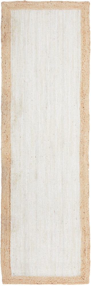 RUG CULTURE Rugs Noosa 333 White Natural Runner Rug
